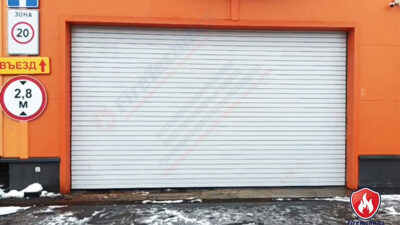 Рулонные ворота AL-120 от FireTechnics, зона разгрузки